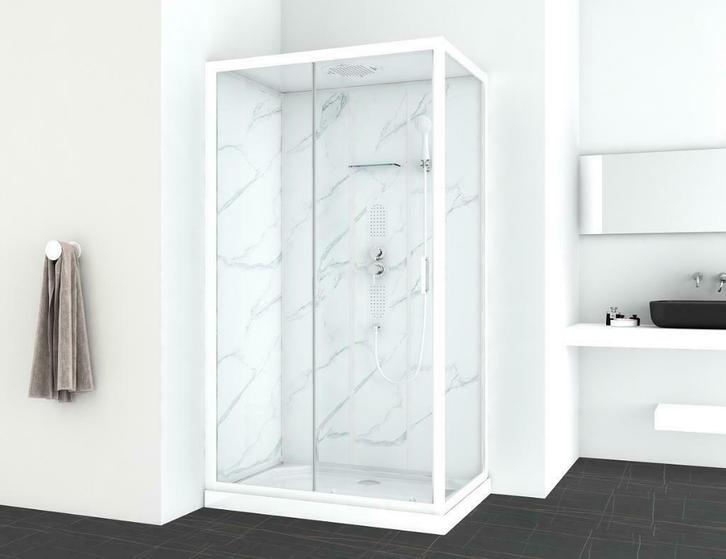 Sanifun complete douchecabine Saranke 1200 x 800 Kitvrij, Doe-het-zelf en Bouw, Sanitair, Douche, Nieuw, Glas, Ophalen of Verzenden