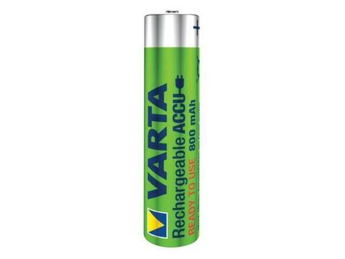 Varta Rechar Bat. AAA HR03 800mAh 4, Autos : Pièces & Accessoires, Batteries & Accessoires, Enlèvement ou Envoi