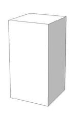 *TIP*  SUPER HIGH GLOSSY toonbank blok wit 50 cm, Zakelijke goederen, Kantoor en Winkelinrichting | Winkel en Inventaris, Ophalen of Verzenden