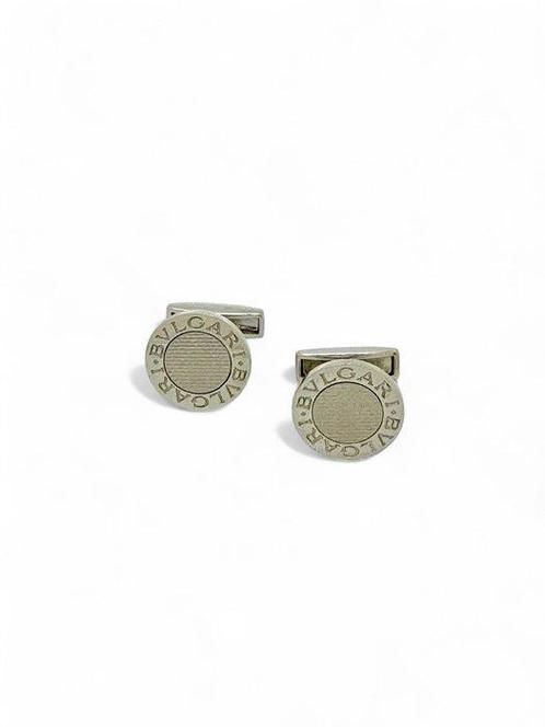 Bvlgari - Manchetknopen - gemelli - 18 karaat Witgoud, Handtassen en Accessoires, Antieke sieraden