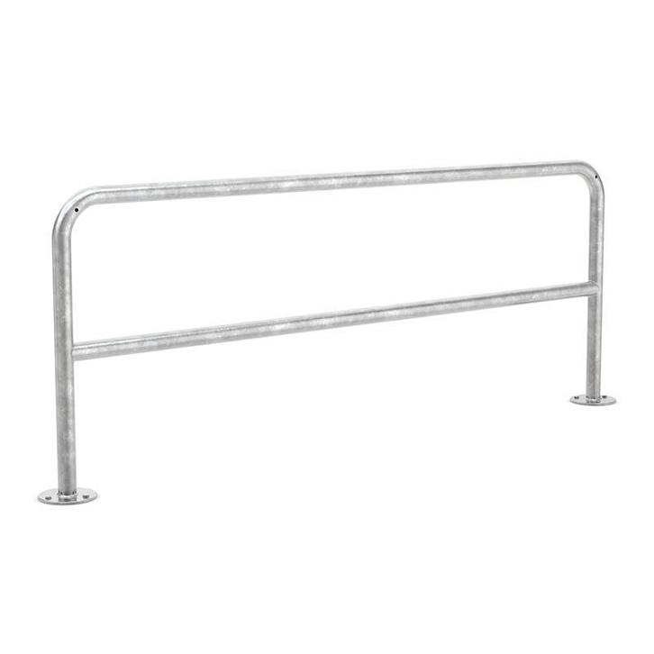 Fietsaanleunbeugel 2 fietsen Safety met tussenbuis 200 cm, Fietsen en Brommers, Fietsaccessoires | Overige Fietsaccessoires, Verzenden