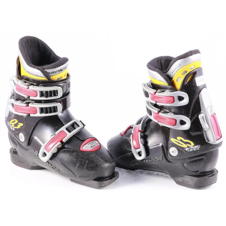 33 34 kinder skischoenen NORDICA SUPER 0.3, ski/walk, black/, Sport en Fitness, Skiën en Langlaufen, Ski, Schoenen, Gebruikt, Nordica