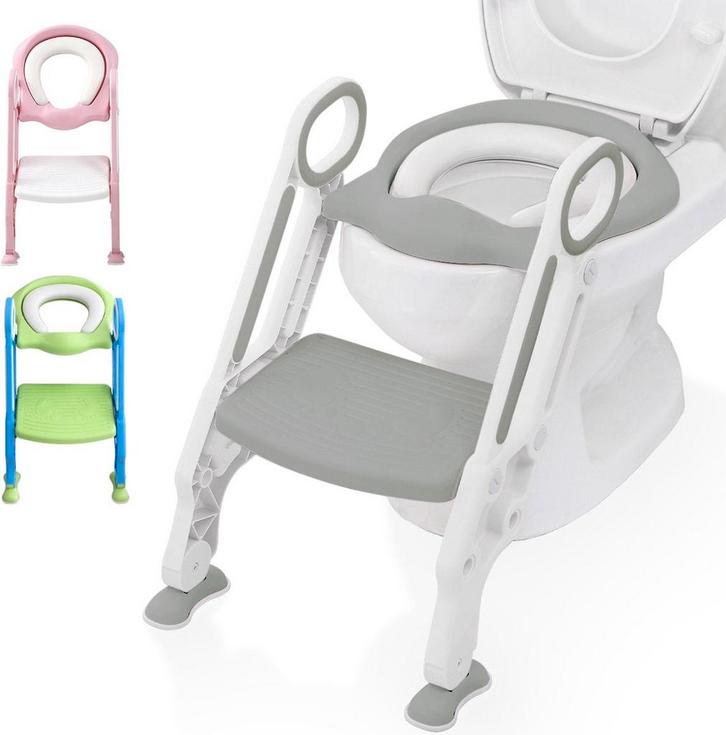 2dekans | LifeGoods WC Verkleiner met Trapje - Toilettrainer, Kinderen en Baby's, Overige Kinderen en Baby's, Ophalen of Verzenden