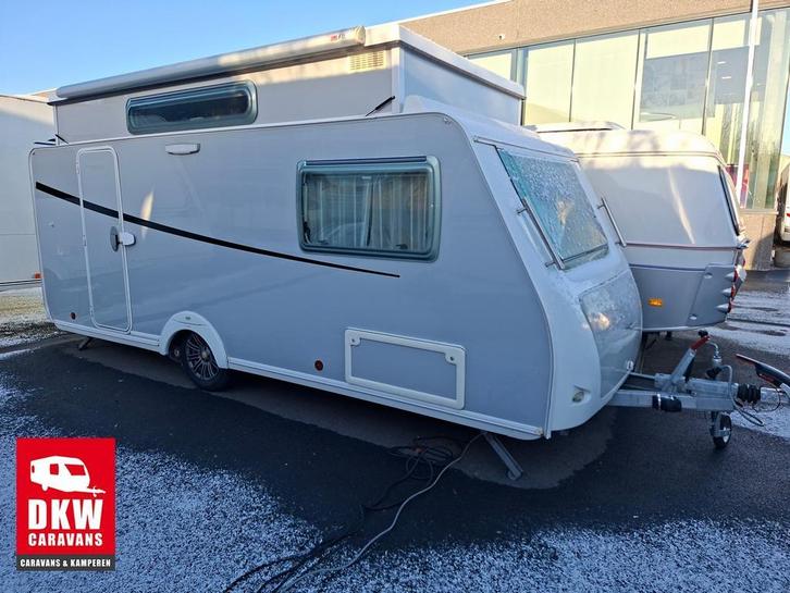 Trigano Silver 420 DP, Caravans en Kamperen, Caravans, 750 - 1000 kg, Hefdak, Hordeur, Koelkast, Luifel, Mover, Openslaande ramen