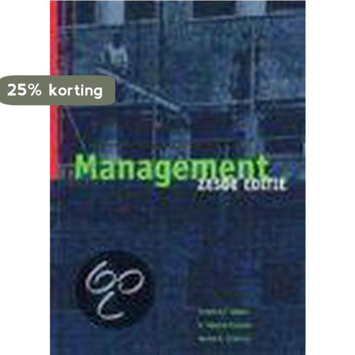 Management 6e 9789052611839 J.A.F. Stoner, Boeken, Economie, Management en Marketing, Zo goed als nieuw, Verzenden