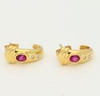 Boucles doreilles - 14 carats Or jaune Diamant (Naturelle), Nieuw