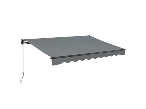 Veiling - Zonnescherm / Luifel - 300 x 250 cm - Donkergrijs, Caravans en Kamperen, Voortenten en Luifels, Nieuw