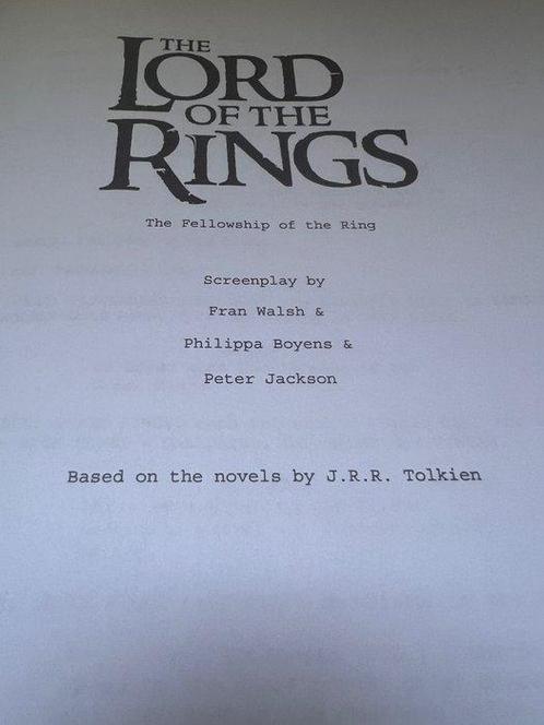 Lord of the Rings: The Fellowship of the Ring (2001) -, Verzamelen, Film en Tv