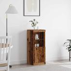 vidaXL Dressoir met LED-verlichting Oude Hout 41x37x100 cm, Huis en Inrichting, Verzenden, Nieuw