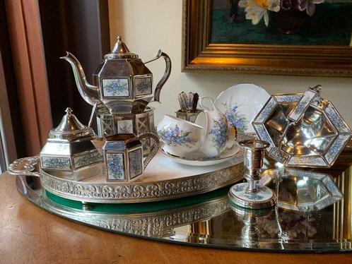 Silver Pako Rhenen Vintage Set - Service à thé (16) -, Antiek en Kunst, Antiek | Meubels | Tafels