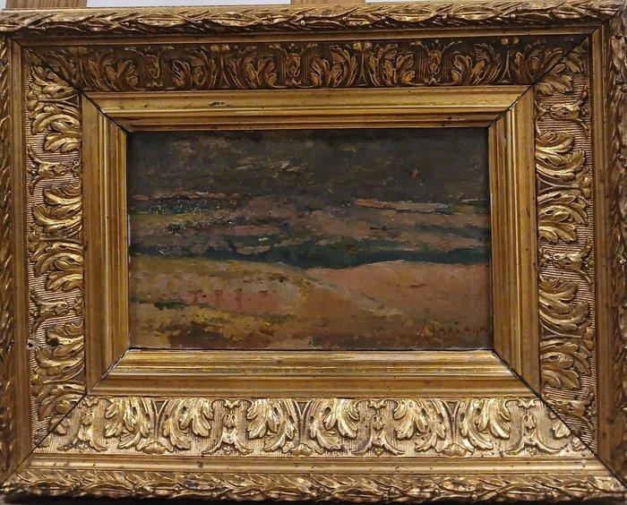 Andres Larraga (1861-1931) - Paisaje expresionista, Antiquités & Art, Art | Peinture | Classique