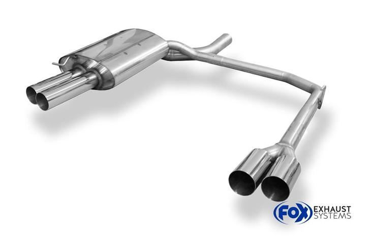 FOX BMW E60/61 520d 525d 530d einddemper uitgang rechts/link, Auto-onderdelen, Uitlaatsystemen, Nieuw, Verzenden