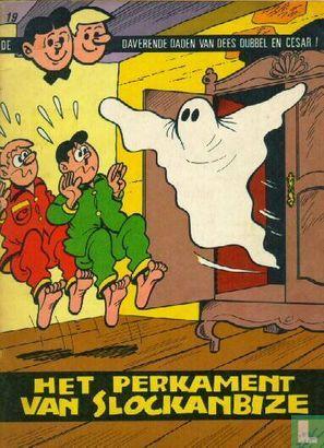 Dees Dubbel en Cesar - Het perkament van Slockanbize - 1970, Boeken, Stripverhalen, Zo goed als nieuw, Eén stripboek, Verzenden