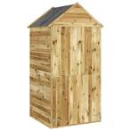 Tuinschuur met deur 107x107x220 cm geïmpregneerd grenenhout, Tuin en Terras, Tuinhuizen, Nieuw, Verzenden