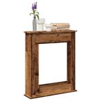 vidaXL Haardombouw 75x20x87,5 cm bewerkt hout oud, Huis en Inrichting, Kachels, Verzenden, Nieuw