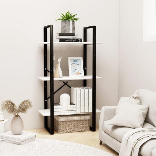 vidaXL Opbergrek 60x30x105 cm massief grenenhout wit, Huis en Inrichting, Kasten | Boekenkasten, Nieuw, Verzenden