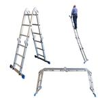 Multi vouwladder/trap, Doe-het-zelf en Bouw, Ladders en Trappen, Nieuw, Verzenden