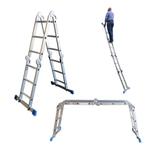Multi vouwladder/trap, Doe-het-zelf en Bouw, Ladders en Trappen, Verzenden, Nieuw