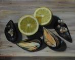 Giuseppe Cacciapuoti - cozze con limone, Antiek en Kunst