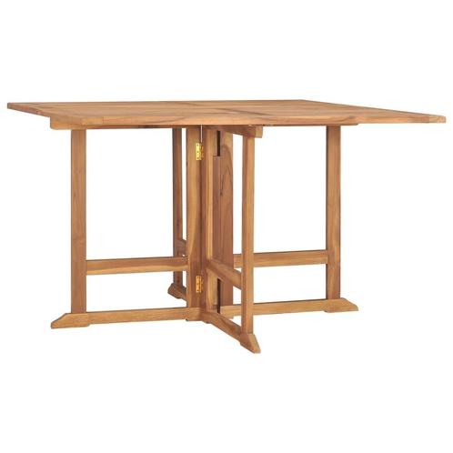 vidaXL Table à dîner de jardin pliable 110x110x75 cm, Tuin en Terras, Tuinsets en Loungesets, Verzenden