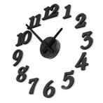 DIY klok cijfers 3D wandklok wand rond 40CM industrieel *zwa, Maison & Meubles, Accessoires pour la Maison | Horloges, Verzenden