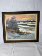 Bertil Widbrandt (1914-1988) - Landschap met Zwanen, Antiek en Kunst