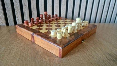Schaakspel - Zeldzaam Thuya-hout, Antiek en Kunst, Curiosa en Brocante