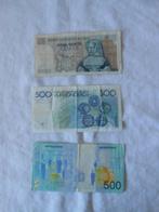 België. - 3 x 500 - Various Dates (Zonder minimumprijs), Postzegels en Munten