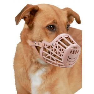 Muilkorf kunststof maat 1 o 18cm, korfdiepte 4 cm, bruin -, Animaux & Accessoires, Accessoires pour chiens