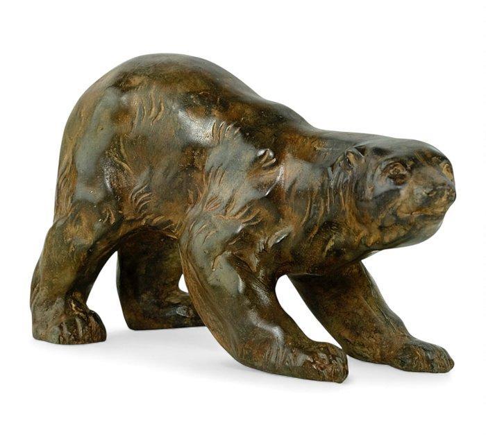 Pierre Chenet (XX-XXI) - sculptuur, Polar Bear Shaking of, Antiek en Kunst, Curiosa en Brocante