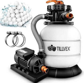 tillvex® Zandfilterinstallatie Pool 7.900 l/h incl. 400 g fi beschikbaar voor biedingen