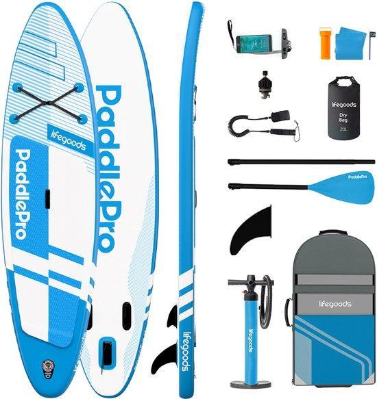 2dekans | LifeGoods PaddlePro SUP Board Pro - Pro Set -, Watersport en Boten, Suppen, Ophalen of Verzenden