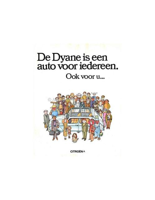 1970 CITROEN DYANE BROCHURE NEDERLANDS, Livres, Autos | Brochures & Magazines
