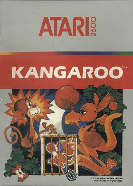 Kangaroo-Standaard (Atari 2600) Gebruikt, Games en Spelcomputers, Games | Atari, Ophalen of Verzenden