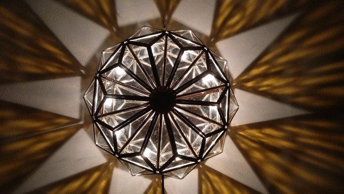 Lampe - Cristal, Métal, Antiek en Kunst, Curiosa en Brocante