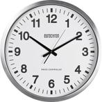 Eurochron- wandklok - klok met chrome rand - diameter 50 cm, Huis en Inrichting, Woonaccessoires | Klokken, Nieuw, Verzenden