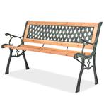 vidaXL Tuinbank 122 cm hout, Tuin en Terras, Tuinsets en Loungesets, Verzenden, Nieuw