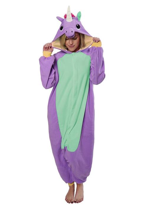 Onesie Paarse Eenhoorn Pak L-XL Eenhoornpak Unicorn Kostuum, Kleding | Heren, Carnavalskleding en Feestkleding, Nieuw, Ophalen of Verzenden