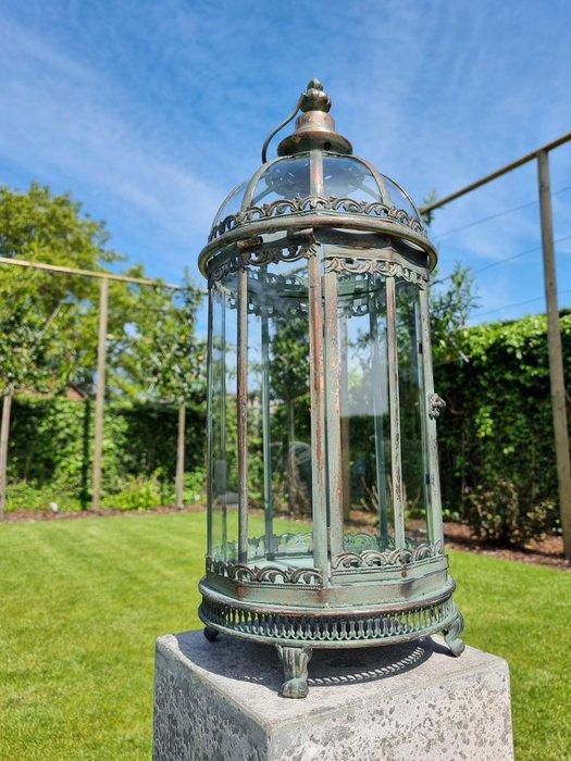 Lantaarn - Glas, Metaal, IJzer, Antiquités & Art, Curiosités & Brocante