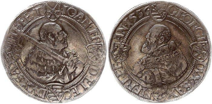 Sachsen-Kurfürstentum Johann Friedrich und Georg 1534-1539., Postzegels en Munten, Munten | Europa | Niet-Euromunten