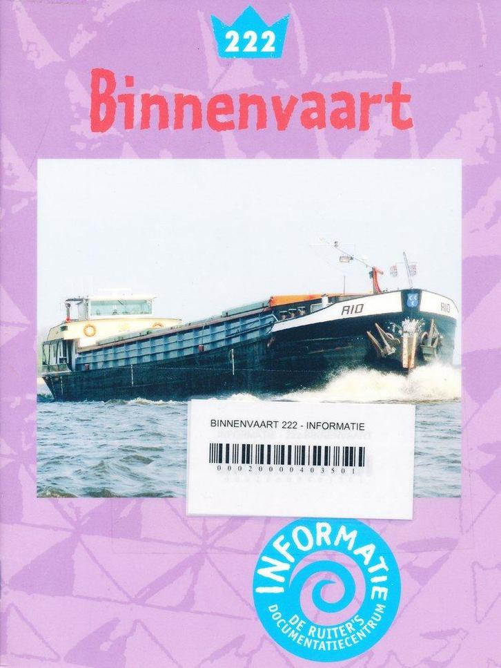 De Ruiters informatie 222 Binnenvaart, Boeken, Schoolboeken, Verzenden