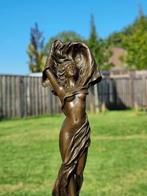 Beeld, Bronze Scarf Dancer Statue - 28 cm - Brons, Marmer, Antiek en Kunst