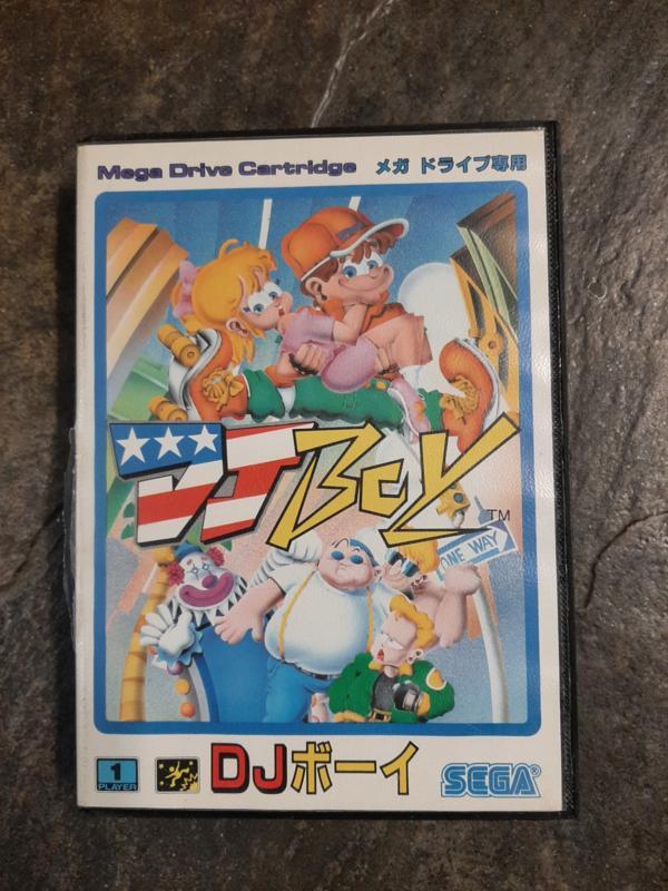 DJ Boy Sega Mega Drive tweedehands game), Games en Spelcomputers, Spelcomputers | Sega, Ophalen of Verzenden