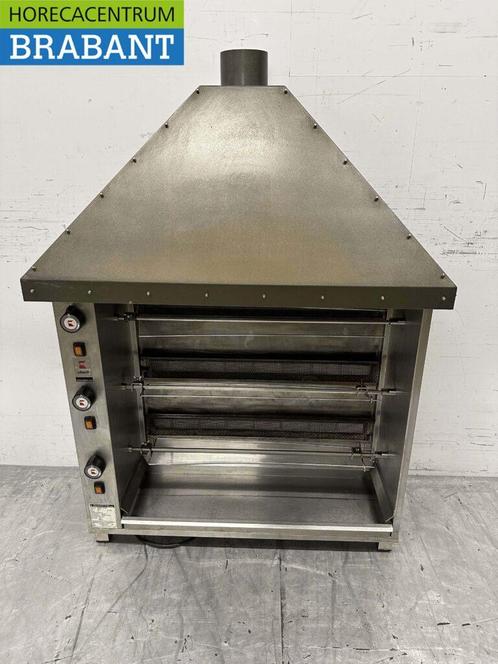 RVS Ubert RT Kippengrill Grill Schoorsteengrill 3 spiezen, Zakelijke goederen, Horeca | Keukenapparatuur, Ophalen of Verzenden