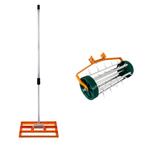 2-in-1 Verticuteer- en Gazonvlakker Set van 50 cm - Oranje, Verzenden, Nieuw