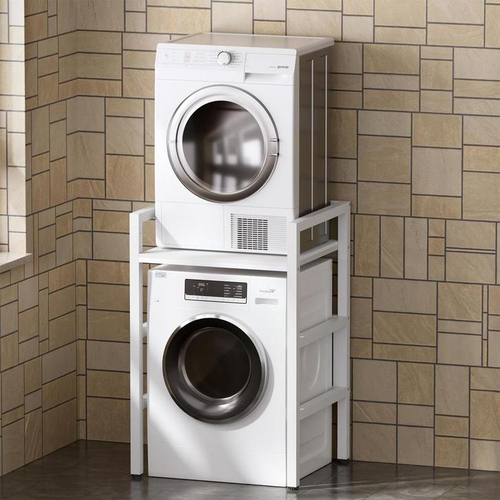 Wasmachine kast - Wasmachine ombouw - 73x64x110 - Wit - MSFE, Huis en Inrichting, Overige Huis en Inrichting, Verzenden