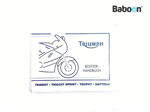 Livret dinstructions Triumph Trident 750 1991-1998 German, Motos, Pièces | Autre, Envoi