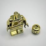 Lego Minifiguur - Classic Space - Chrome Gold Plated, Nieuw