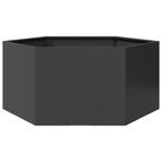 Plantenbak Zeshoek Zwart | Retour Deal -40%, 100 cm of meer, Verzenden, Nieuw, Metaal