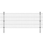 vidaXL Panneaux et poteaux de clôture 2D pour jardin 2008x83